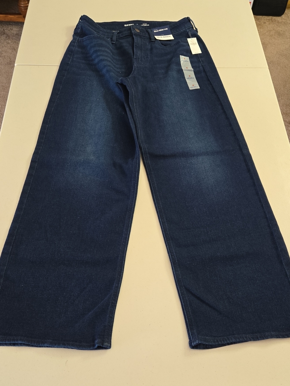 Old Navy Dark Blue Wide-Leg Women’s Jeans